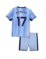 Tottenham Hotspur Cristian Romero #17 Vieraspaita Lasten 2024-25 Lyhythihainen (+ shortsit)